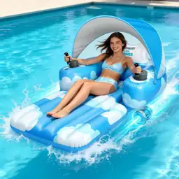 GIGIGO Motorized Pool Float for… — Photo 1