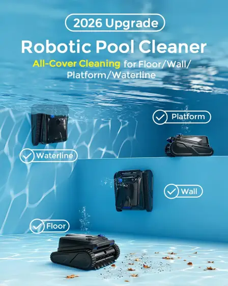 OUCAXIA 2026 Robotic Pool Vacuum,… — Photo 2