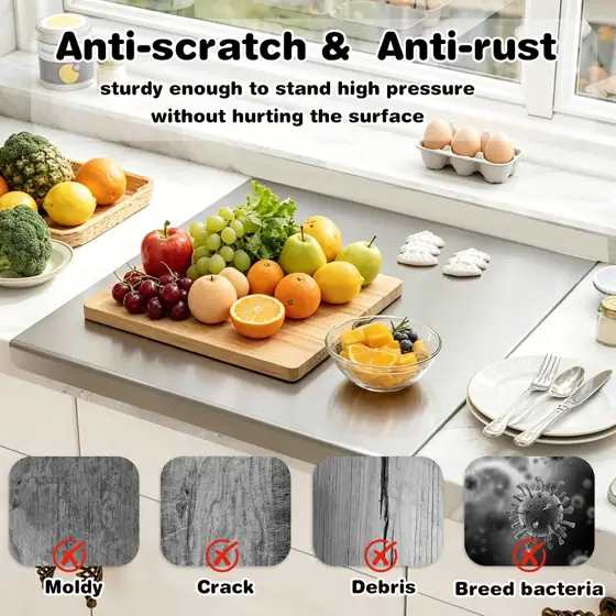 304 Stainless Steel Cutting Board,… — Photo 2