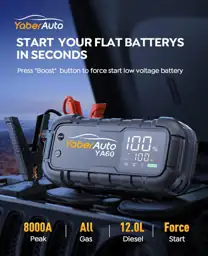 YaberAuto 8000A Jump Starter 99Wh… — Photo 2