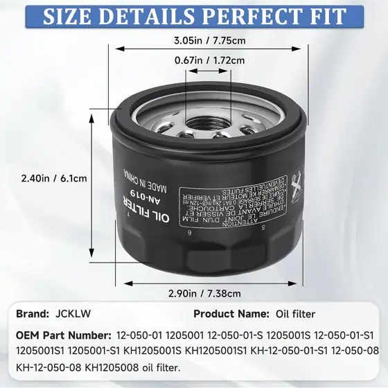 Oil Filter 12-050-01-S for Kohler… — Photo 2
