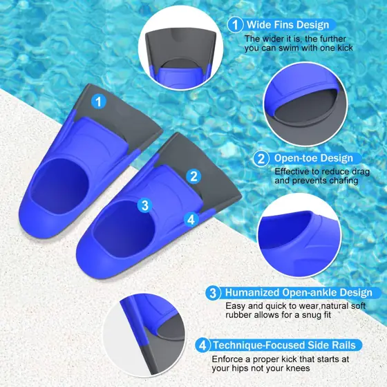Gintenco Swim Fins, Adults &… — Photo 2