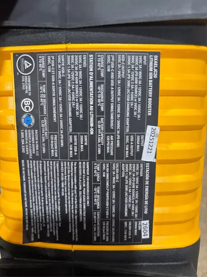 DEWALT 2000A Lithium Jump Starter… — Photo 4