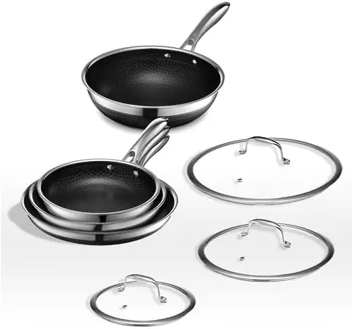HexClad Hybrid Nonstick 7-Piece Cookware… — Photo 1
