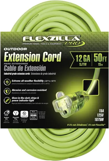 Flexzilla Pro Extension Cord, 12/3… — Photo 2