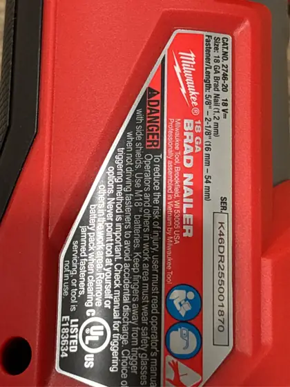 Milwaukee M18 FUEL 18 Ga.… — Photo 5