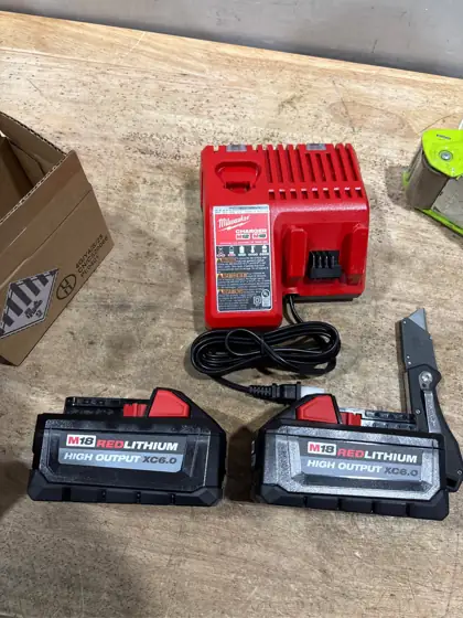 Milwaukee M18 Lithium-Ion Battery and… — Photo 4