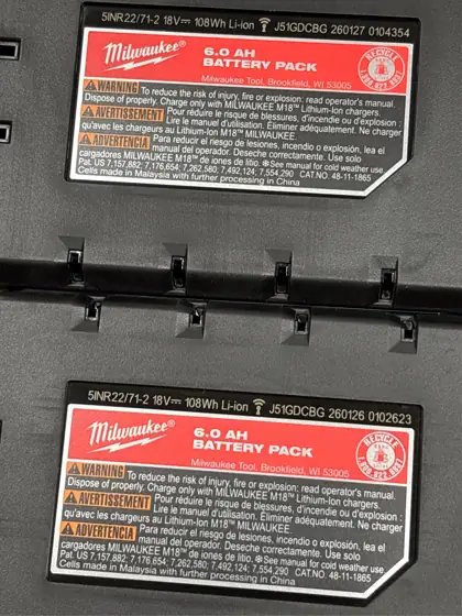 Milwaukee M18 Lithium-Ion Battery and… — Photo 5