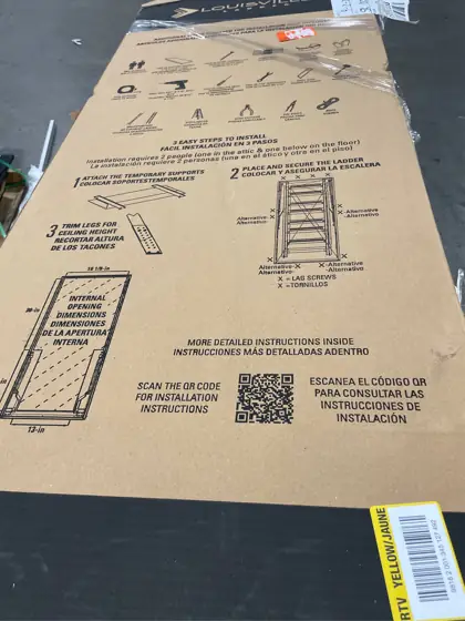 Energy Efficient Attic Ladder, 7'8"… — Photo 3