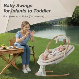 Monamii Baby Swings for Infants,… — Photo 2