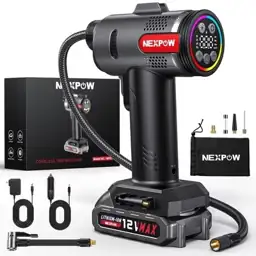 NEXPOW Tire Inflator Portable Air… — Photo 2