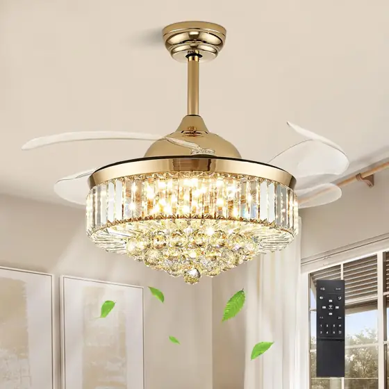 Siljoy 42-Inch Gold Fandelier Ceiling… — Photo 1