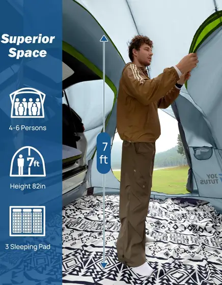 JOYTUTUS SUV Tent for Camping,… — Photo 2