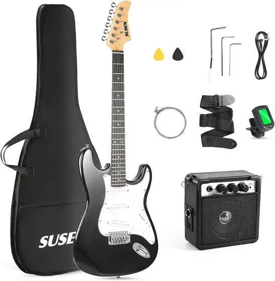 39-Inch Full-Size Solid Electric Guitar… — Photo 1
