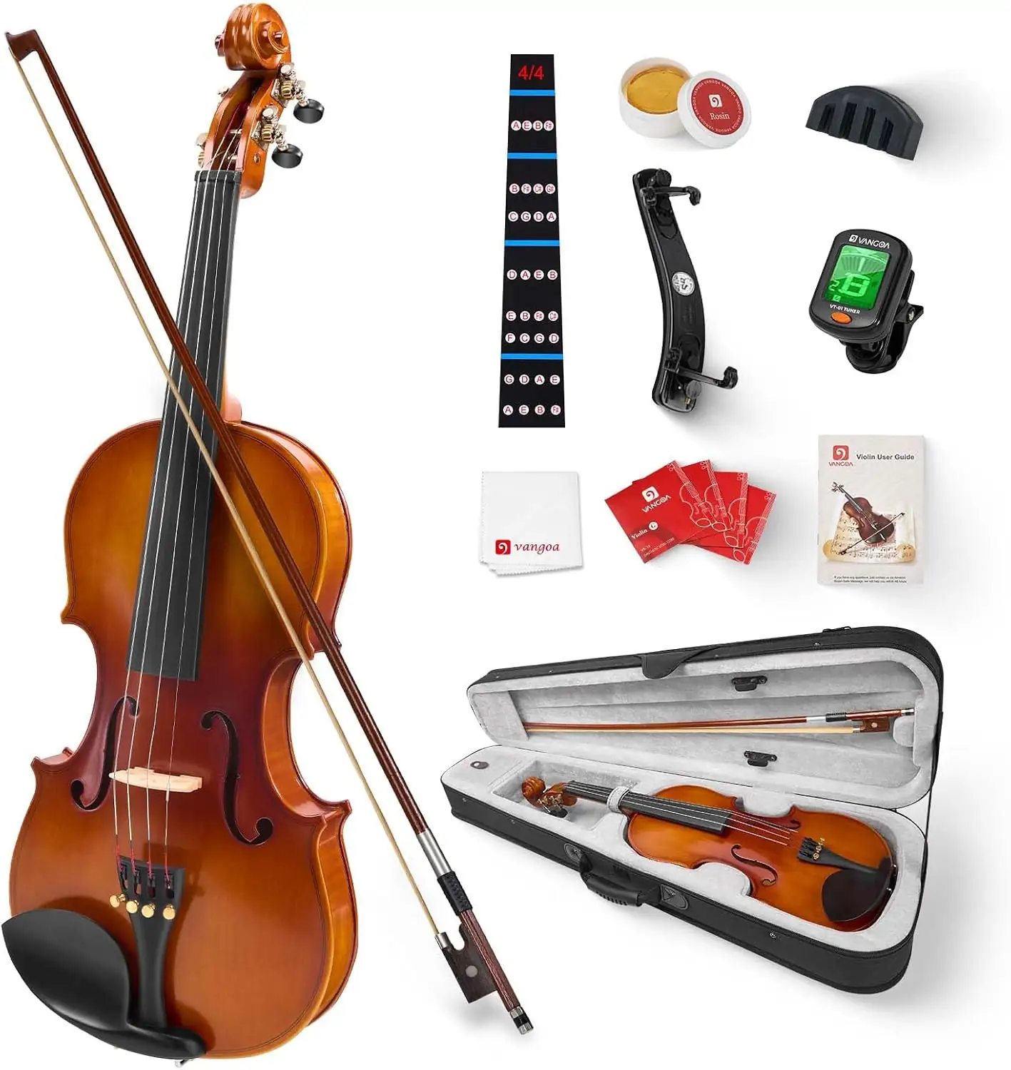 Vangoa Violin 4/4 Full-Size Set,… — Photo 1