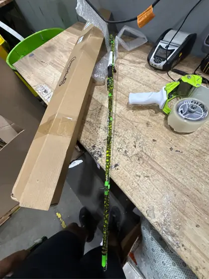 Sougayilang Fiberglass Baitcasting Rod Combo… — Photo 4
