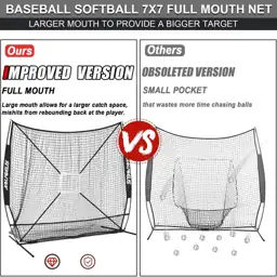 7x7 Softball Practice Net Pitching… — Photo 2