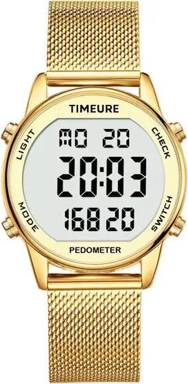 TIMEURE Pedometer Watch for Women,… — Photo 1