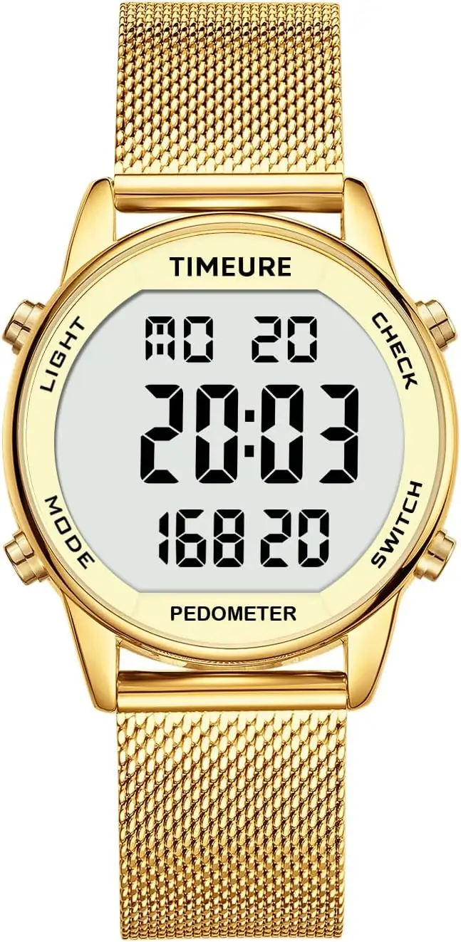 TIMEURE Pedometer Watch for Women,… — Photo 1