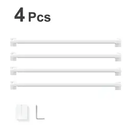 Beruichy 4pcs Adjustable Tension Cafe… — Photo 1