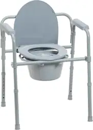 Drive Medical Folding Bedside Commode,… — Photo 1