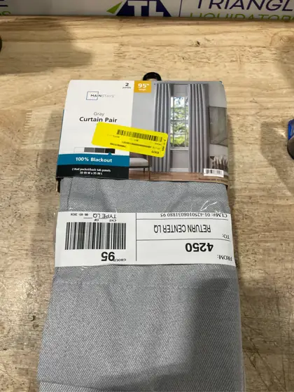 Mainstays Gray Solid Blackout Rod… — Photo 3