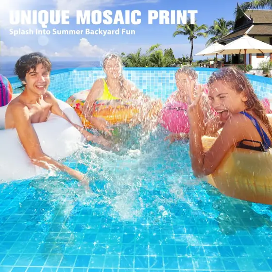 FunBy Large Foldable Pool 108x68x20… — Photo 2