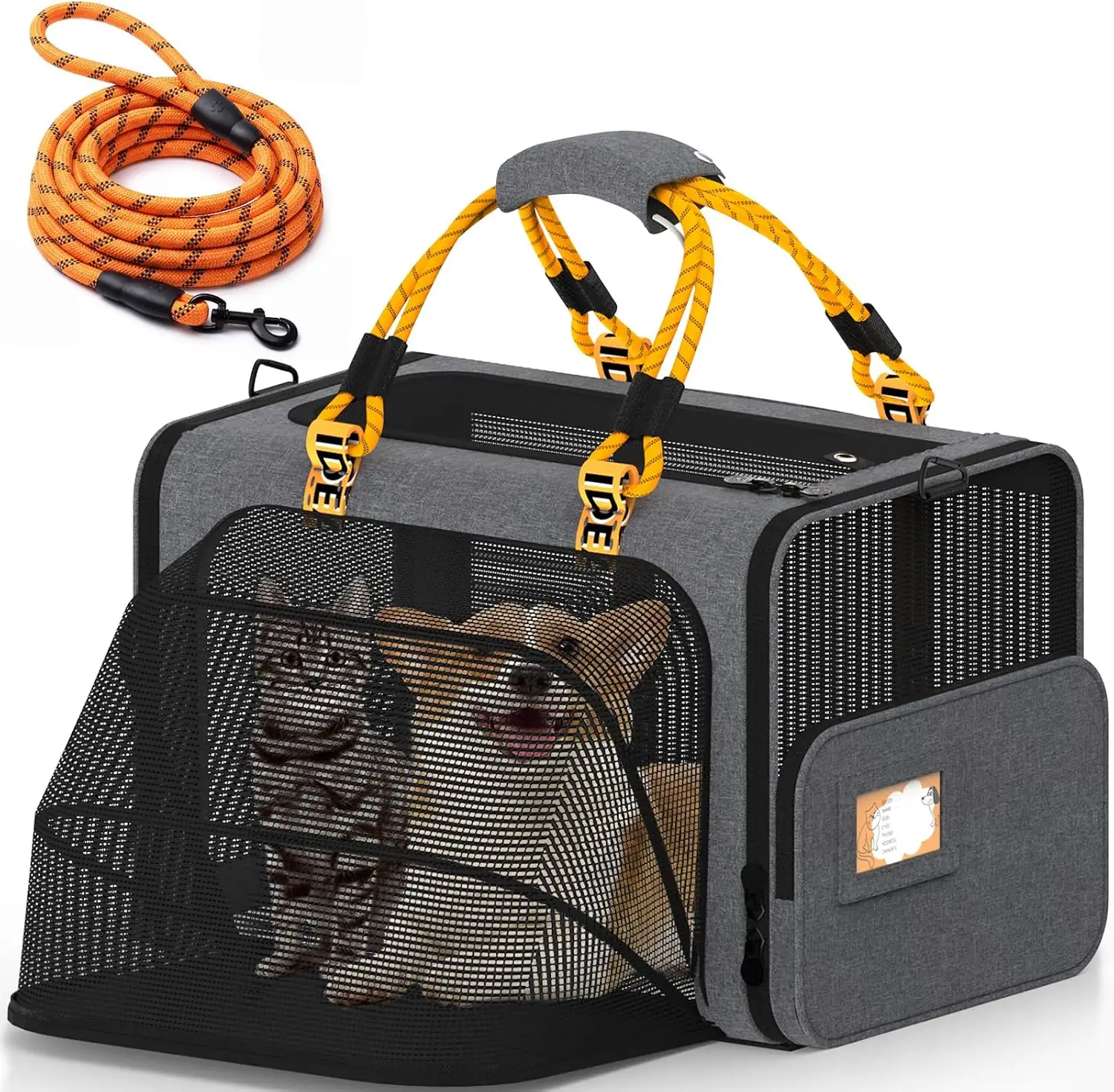 PAWZIDEA Expandable Large Pet Carrier,… — Photo 1