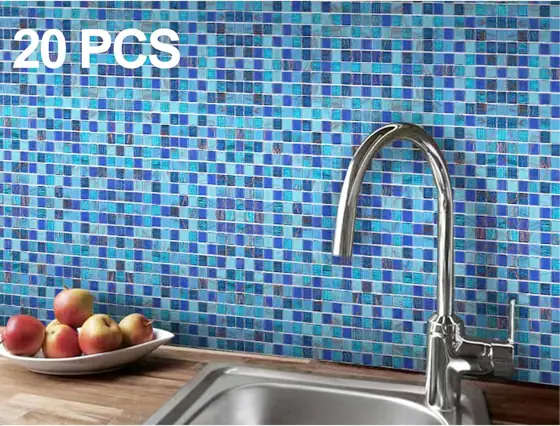 LSDECO 20 Sheets Mosaic Tiles,… — Photo 1