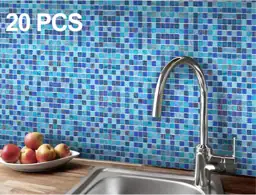 LSDECO 20 Sheets Mosaic Tiles,… — Photo 1
