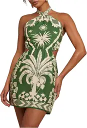 MakeMeChic Women's Boho Mini Dress… — Photo 1