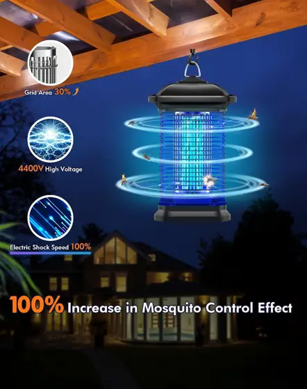 AMUFER Bug Zapper Outdoor, 18W… — Photo 2