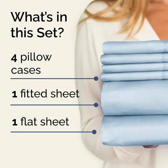 King 6 Piece Bed Sheet… — Photo 2