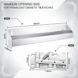 2 Set 14 Inch Stainless… — Photo 2
