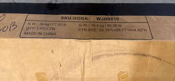 Brown 47 in. Rectangle Wood… — Photo 3