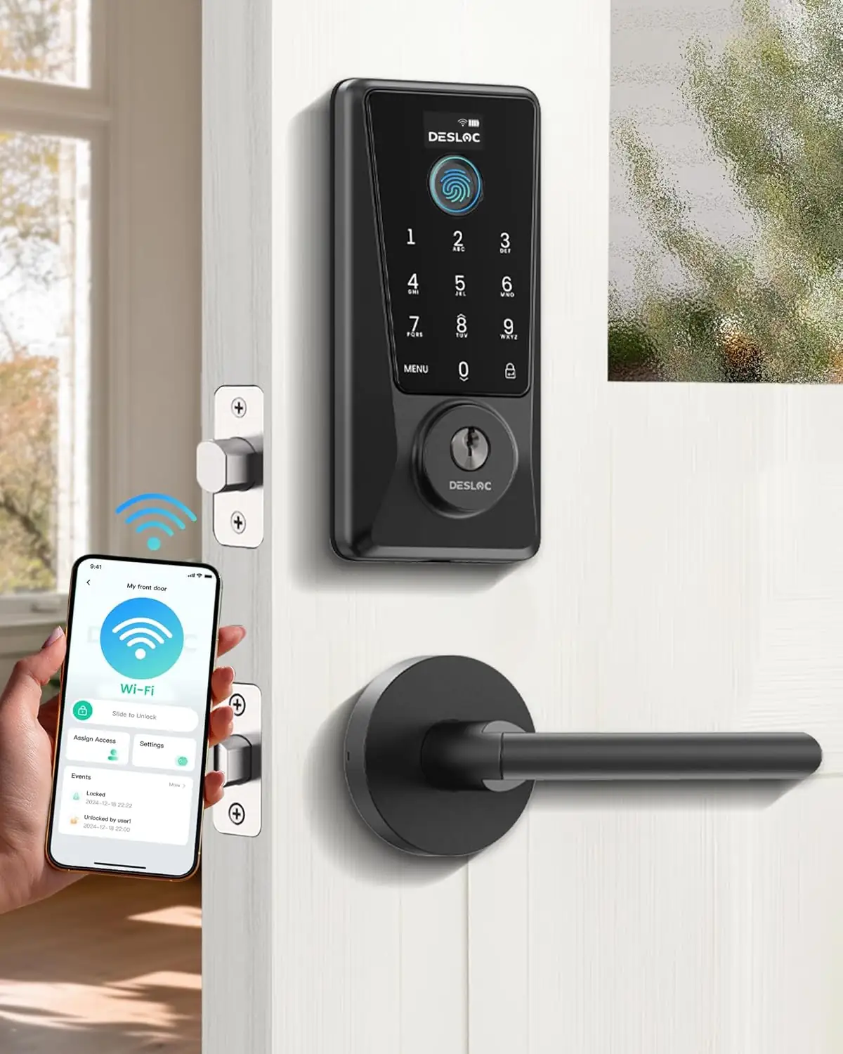 DESLOC Fingerprint Smart Lock with… — Photo 1