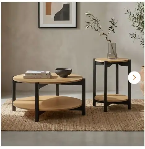 Elix 2-Piece 34.4 in. Oak… — Photo 1