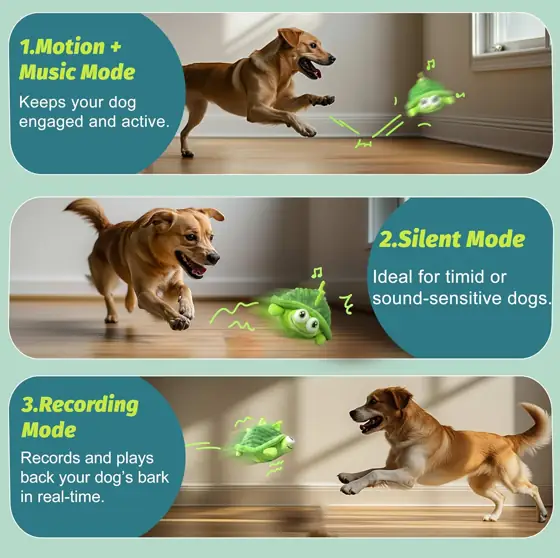 GUKCO Interactive Moving Dog Toys… — Photo 2