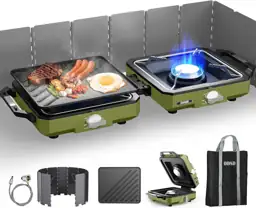 ODSD 2-Burner Camping Stove with… — Photo 1