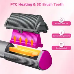 Hair Straightener Brush, Dual Voltage… — Photo 2