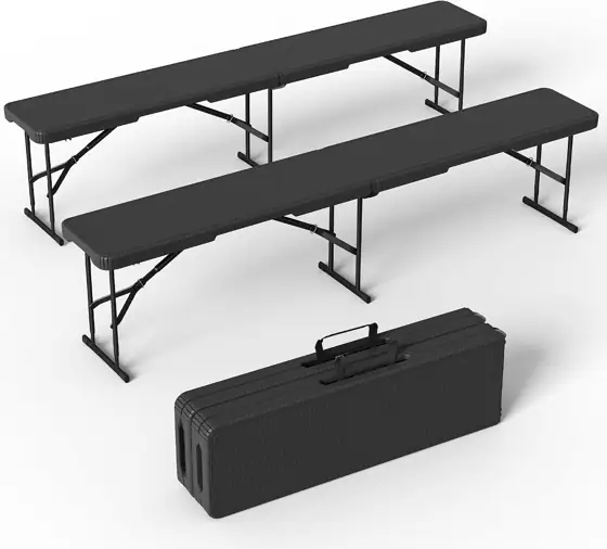 VSOAEIL 6 Foot Folding Bench… — Photo 1