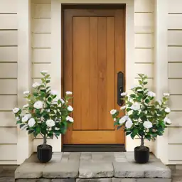 Hananona 2 Pcs Artificial Camellia… — Photo 2