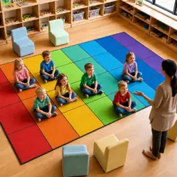 Large Classroom Rug 6.6x12.8 Ft… — Photo 1