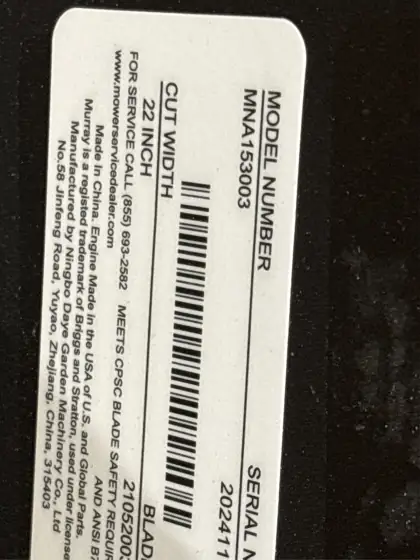 Murray 22 in. 140 cc… — Photo 6