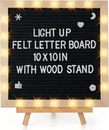 10" 10" Felt Letter Board… — Photo 1