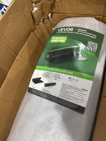 10 Mil Plastic Sheeting, 20x100… — Photo 3