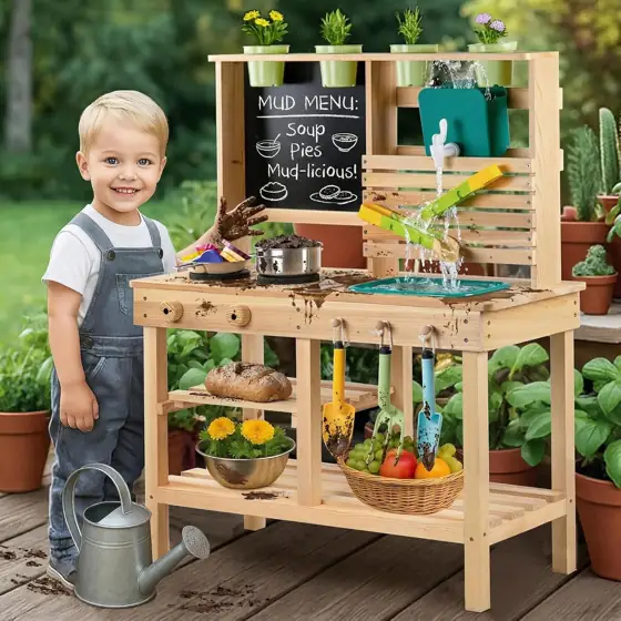 Mud Kitchen for Kids Outdoor,… — Photo 1