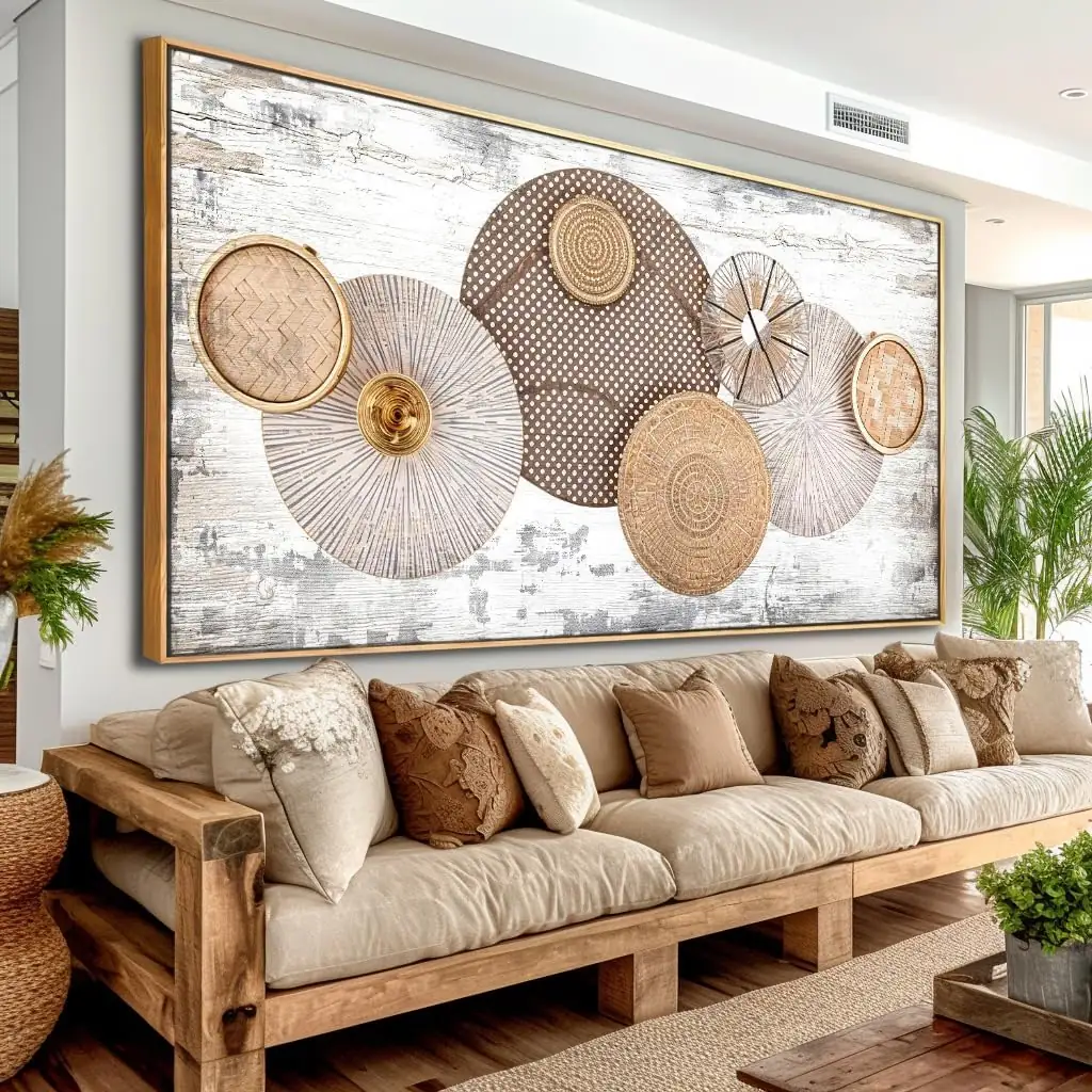Floral Rustic Wall Decor: Yellow… — Photo 1