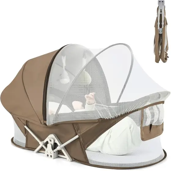 ISELECTOR Portable Baby Bassinet for… — Photo 1