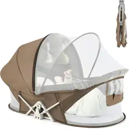 ISELECTOR Portable Baby Bassinet for… — Photo 1